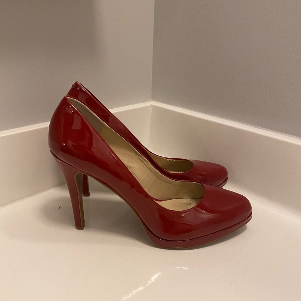 Nine West Red Pumps size 9.5